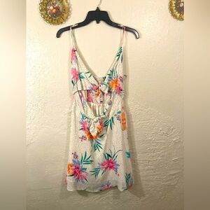 NWT Cutout Floral Mini Dress